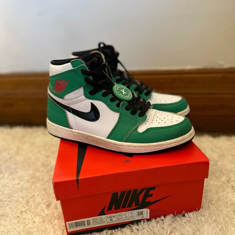 Jordan 1 Retro High in Lucky Green